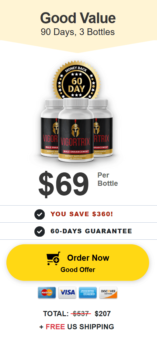 Vigortrix price 3 bottle